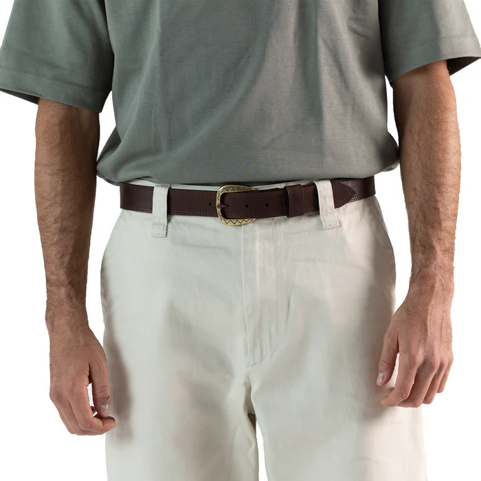 CINTURÓN BÚFALO CON HEBILLA DE SERPIENTE