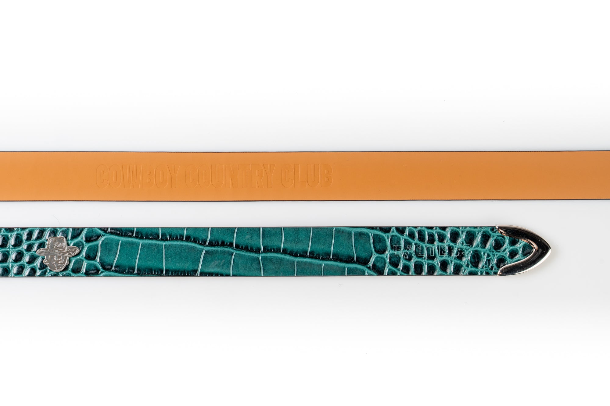 BALTEUS x REBOLF CINTURÓN GOLF "VERDE COCODRILO"